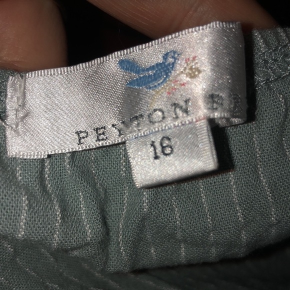 Peyton Bree jumpsuit romper stripped baby blue romper tank top size 16 clothing​ - Picture 10 of 11